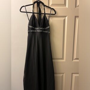 Sleeveless beaded Blake knee length dress
